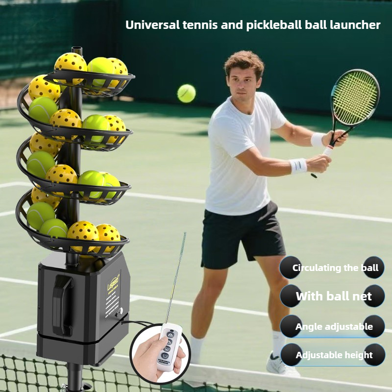 Sports Equipment For Tennis - Ayarlanabilir Tenis Topu Makinesi Otomatik Taşınabilir